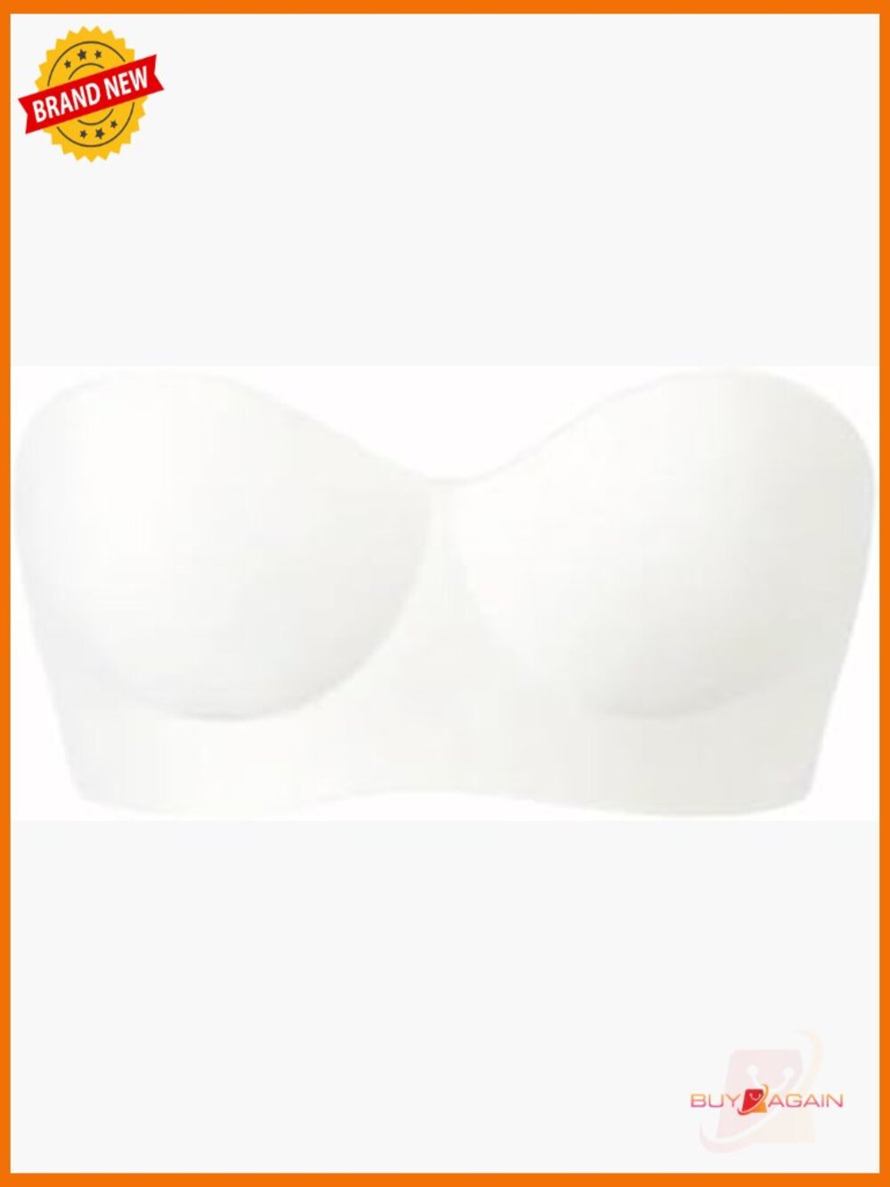 Strapless Push Up Bandeau Bra Seamless Volume Anti-Slip Silicone Wireless